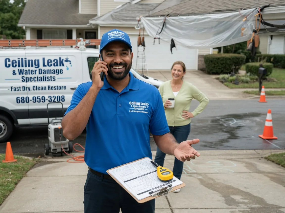 Ceiling Leak Cleanup Hardesty, OK FAQs